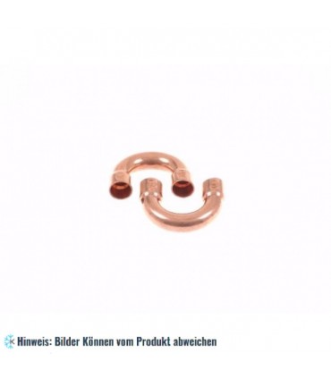 Kupfer Doppelbogen 180° i/i 10 mm