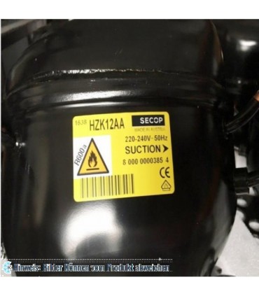 Kompressor Danfoss Secop HZK12AA, LBP - R600a, 220-240V, 50/60 Hz