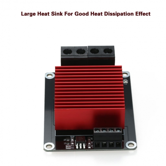 Hotbed Heating Controller Hochstromlast-MOS-Modul MOSFET-Karte über 30 A Kompatibel mit Ender-3 CR-10 Prusa TEVO 3D-Drucker