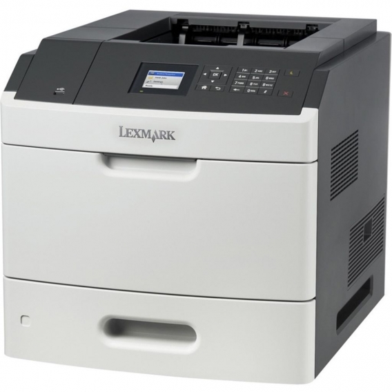 Lexmark MS818dn, Laser, 1200 x 1200 DPI, A4, 60 Seiten pro Minute, Doppeltdruck, Schwarz, Weiß