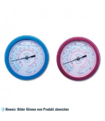 Manometer Ø60, Ölfüllung, Klasse 1, Anschluß auf der Rückseite - Blondelle WIGAM BL60/10C4/A6/K1