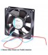Axialventilator EBM 8414NGH, 80 x 80 x 25 mm, 24 V, 3600 U/Min