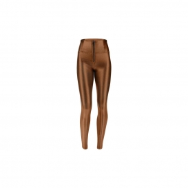 More about WR.UP® - High Waist Skinny - Coated D.I.W.O.® - Wet Effect - Bronze - BRZ1 XS