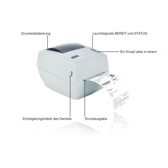 SL41 - Drucker für Versandetiketten. Thermodruck Block oder Rolle. Etiketten 4" x 6" d.h. 10 cm x 15 cm (Label 100 mm x 150 mm).