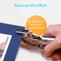 KW-trio Handheld DIY One-Loch Punch Single Hole Puncher All Metal Paper Cutter 50% reduzierter Aufwand fuer Office Home School S