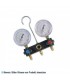 2-Wege Monteurhilfe mit Druckmesser Ø80 Klasse 1 "Pulse-Free" WIGAM PF2PF80/A4/5/K1
