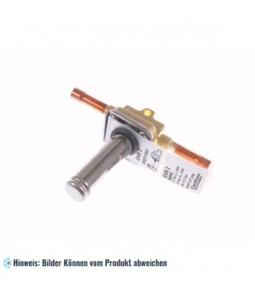 Magnetventil Danfoss EVR 2 NC, Löt 6 mm ODF, kv 0,16