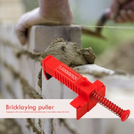 More about 1 Pairs Ziegellinie Clip Bricklaying Werkzeug, Brick Liner Fixierer Nivellier Messdrahtschublade für Bauarbeiten Mauerwerk -Groß