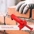 1 Pair Ziegellinie Clip Bricklaying Werkzeug, Brick Liner Fixierer Nivellier Messdrahtschublade für Bauarbeiten Mauerwerk -Klein