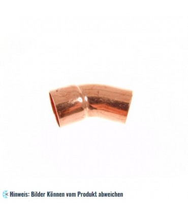 Kupferbogen 45° a/i 64 mm, 5041