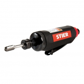 More about STIER Stabschleifer 51-1, Stecknippel 1/4 Zoll, geringes Lärmniveau 79 dB, kompakte Bauform, Gewicht 700 g , Länge 188 mm, Druck