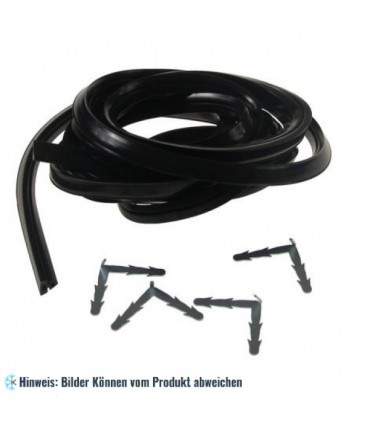 Universale Silikon Türdichtung für Herd, l ＝ 3 m, 4 x Ecken