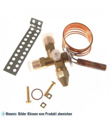 Therm. Expansionsventil Honeywell TMVX-00110, R404A, R402A, R407B, R502, R507A, MOP -10°C, ohne Düse