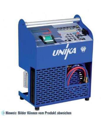 Vollautomatischer Mehrzweckgerät Füllstation mit Vakuumpumpe 2 stufig (180 l / min) und Kältemittelwaage 100 kg WIGAM UNIKA-HP-1