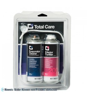 Total Care 2 x 200 ml Komplettset für Split / KFZ Klimaanlagen, Verdampfer Reinigungsschaum + Inneraum Reinigungsspray