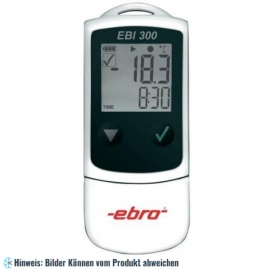 EBRO Temperaturdatenlogger EBI 300, USB-Anschluss, autom. PDF-Erstellung, NTC Sensor, LCD Display