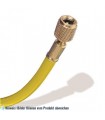 Füllschlauch gelb 90cm HD 1/4", Nylon-Schranke