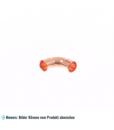 Kupferbogen (Winkel) 90° i/i 22 mm, 5002A