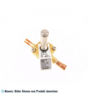 Magnetventil Danfoss EVR 10 NC, Löt 12 mm ODF, kv 1,90