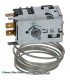 THERMOSTAT DANFOSS 077B0028, 3 Kontakten 6A 250V Kapillarrohr 1200 mm, kälte -4,5°C, wärme +10,5°C halbmondförmige Achse ø 6 x 4