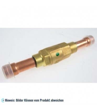 Rückschlagventil Castel 3132/M12, gerade Löt, 12 mm ODS, Kv 1.8 m3/h