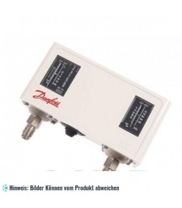 Doppel-Druckschalter Danfoss ND + HD, KP17B, automatischer Reset, Anschluss 6 mm ODF
