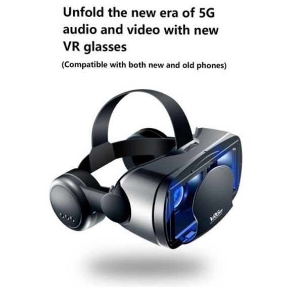 3D-VR-Brille Handyspiele Vollbild Bequeme VR-Headset-Helme für 5-7-Zoll-Smartphones - Y1-Fernbedienung Farbe Y1-Fernbedienung