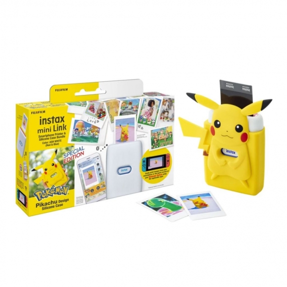Fuji Instax mini Link Pr. Pikachu Case | Bundle Sofortd, 318 x 318 dpi, Bluetooth