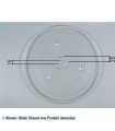 Glasteller für Mikrowellen - Model B - Ø 285 mm
