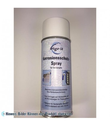 Antikorrosionsspray (Korrossionsschutzspray) frigo-it für Verdampfer, gegen Essig, organische Säuren, Amine, Ammoniakverbindunge
