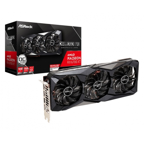 ASRock Radeon RX 6700 XT Challenger Pro 12GB OC - Grafikkarten - Radeon RX 6700 XT - 12 GB