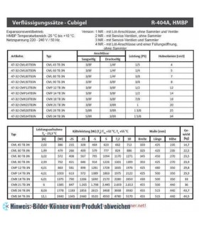 More about Verflüssigungssatz ACC - CMS34TB3N, HMBP - R404A, 220-240V/1/50Hz