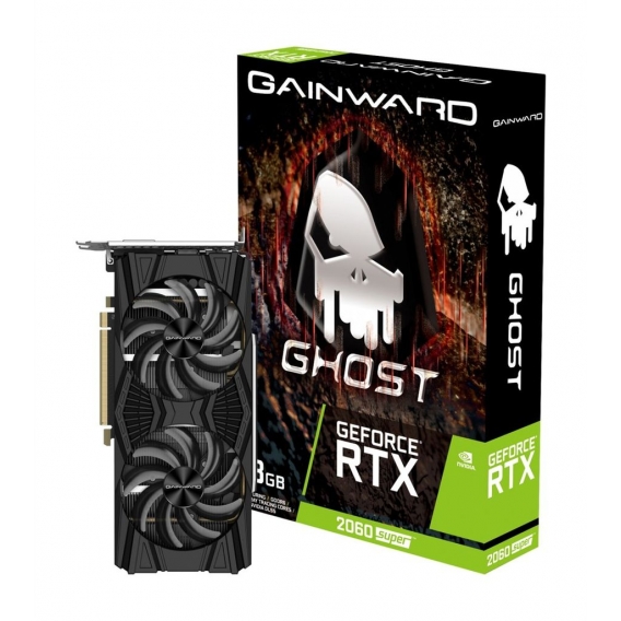 Gainward NE6206S018P2-1160X-1, GeForce RTX 2060 SUPER, 8 GB, GDDR6, 256 Bit, 7680 x 4320 Pixel, PCI Express x16 3.0