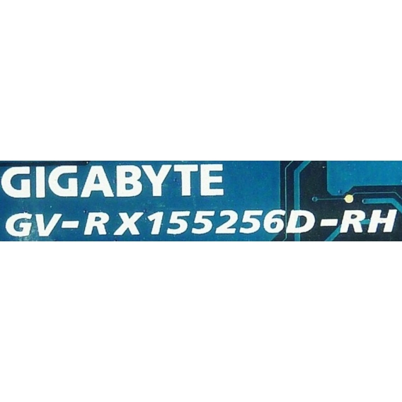 Dualhead PCIe Gigabyte GV-RX155256D-RH ID10985