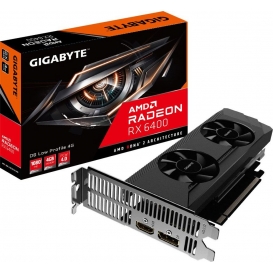More about Gigabyte Radeon RX 6400 D6 LOW, Radeon RX 6400, 4 GB, GDDR6, 64 Bit, 7680 x 4320 Pixel, PCI Express 4.0