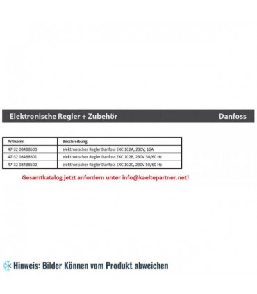 Kühlstellenregler Danfoss ERC213, 080G3294 - Nachfolger für EKC 102C, 230V