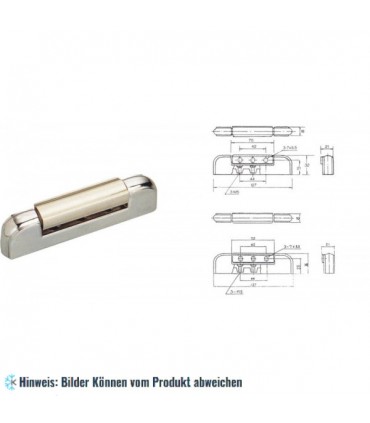 Scharnier für Kühlraumtür, metall, universell