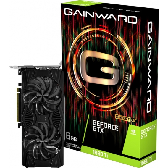 Gainward 426018336-4436, GeForce GTX 1660 Ti, 6 GB, GDDR6, 192 Bit, 7680 x 4320 Pixel, PCI Express x16 3.0