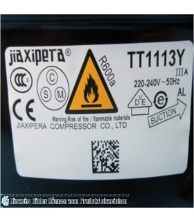 Kompressor JIAXIPERA TT1113Y, R600a, 220-240V