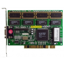 More about S3 Virge PCI-Grafikkarte, VGA, 4MB Grafikspeicher, Chipsatz 86C325. ID28700