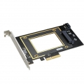 U2X16 U.2 SSD zu PCI E 3.0 X16 Adapterkarte Unterstützt WIN7/8/10/32//Linux 5A Hochleistungs DC zu DC Stromversorgungsmodul