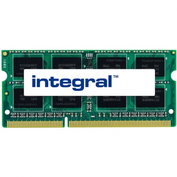 Integral 8GB DDR3 1333MHz NOTEBOOK NON-ECC MEMORY MODULE, 8 GB, 1 x 8 GB, DDR3, 1333 MHz, 204-pin SO-DIMM