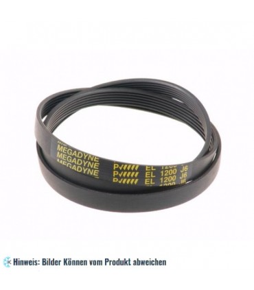 Rippenriemen, sechsrippig, gewebeverstärkt 1200 J6 EL