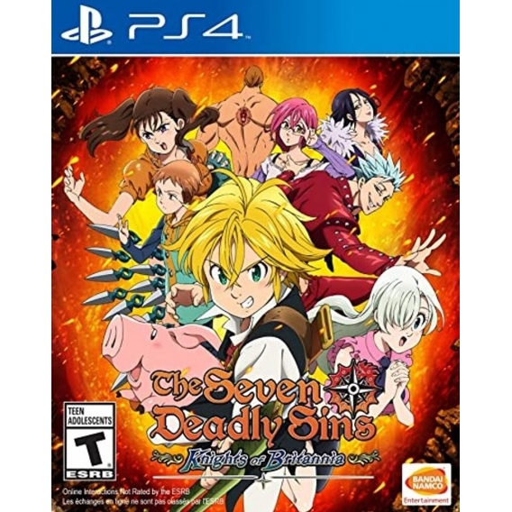 BANDAI NAMCO Entertainment The Seven Deadly Sins: Knights of Britannia, PlayStation 4, RP (Rating Pending)
