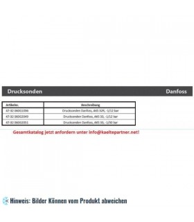 Druckmessumformer DANFOSS, AKS 33, -1/12 bar