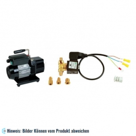 KIT WIGAM RS3DE/V: Vacuum pump, two-stage WIGAM RS3D, set with solenoid valve and cable connection 1/4-3/8-5/16SAE M WIGAM K-EVC