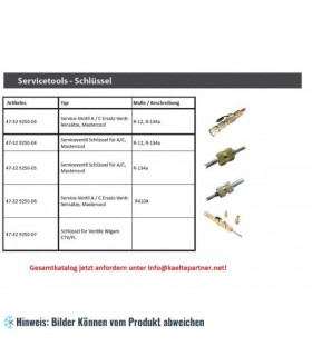 Schraderventildreher für Auto-Klimaanlage R134a, R12 (Standard)