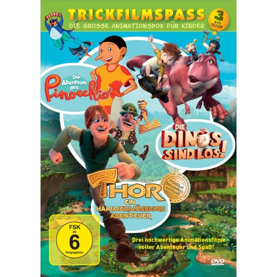 Trickfilmspaß - Die große Animationsbox für Kinder (3 DVDs)