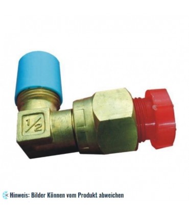 Absperrventil Auto Klimaanlage Winkel 5/8" M x 5/8" F, Schneider