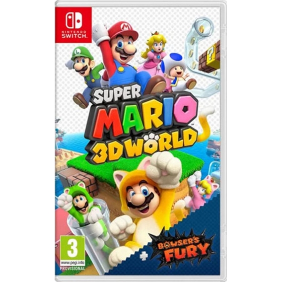 Nintendo Super Mario 3D World + Bowser’s Fury, Nintendo Switch, Multiplayer-Modus, E (Jeder), Physische Medien